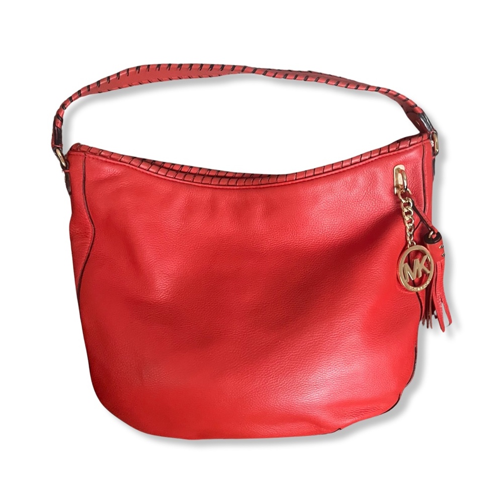 MICHAEL KORS Orange Leather Bag